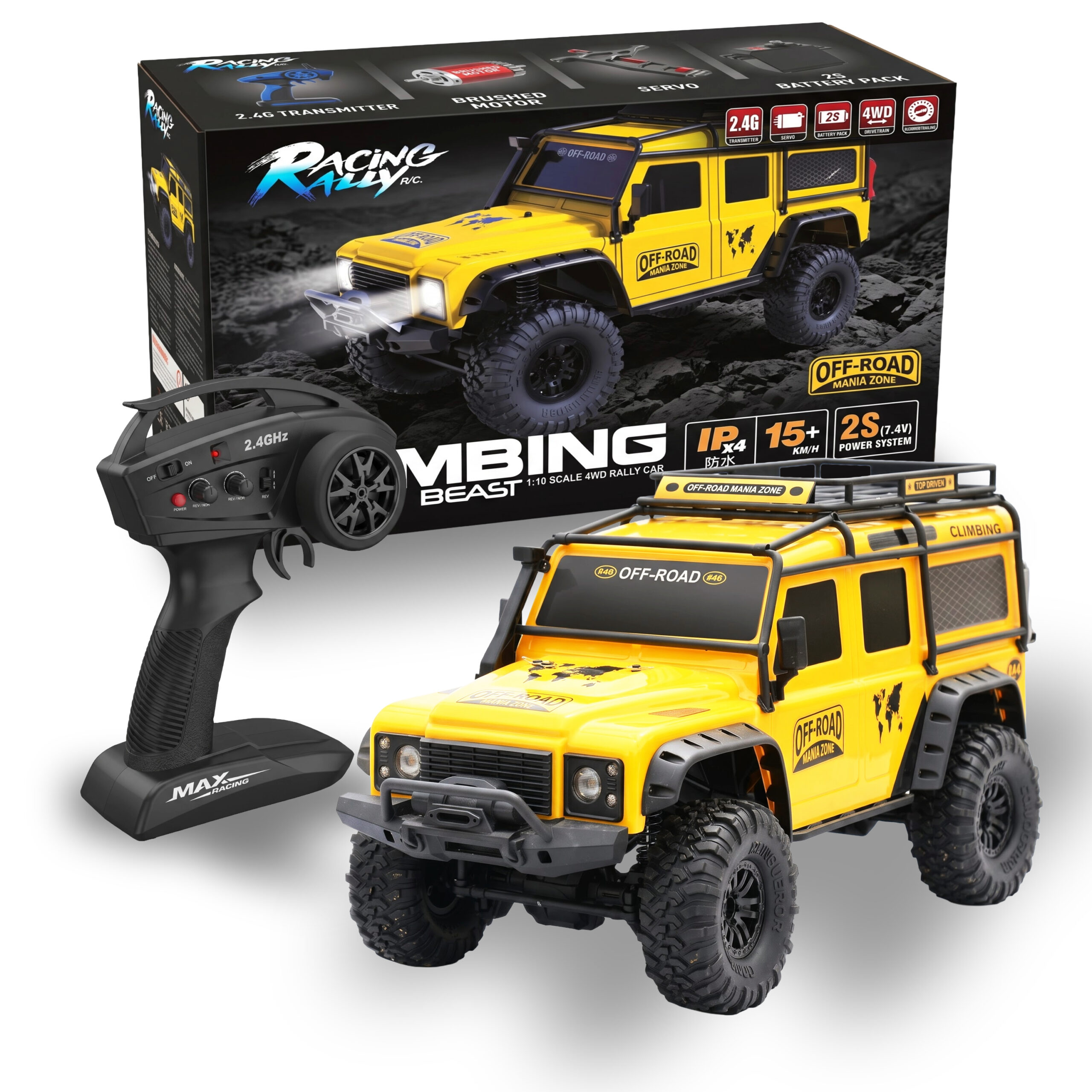 HB Toys ZP1005 Land Rover Defender | 1:10 Scale | Crawler