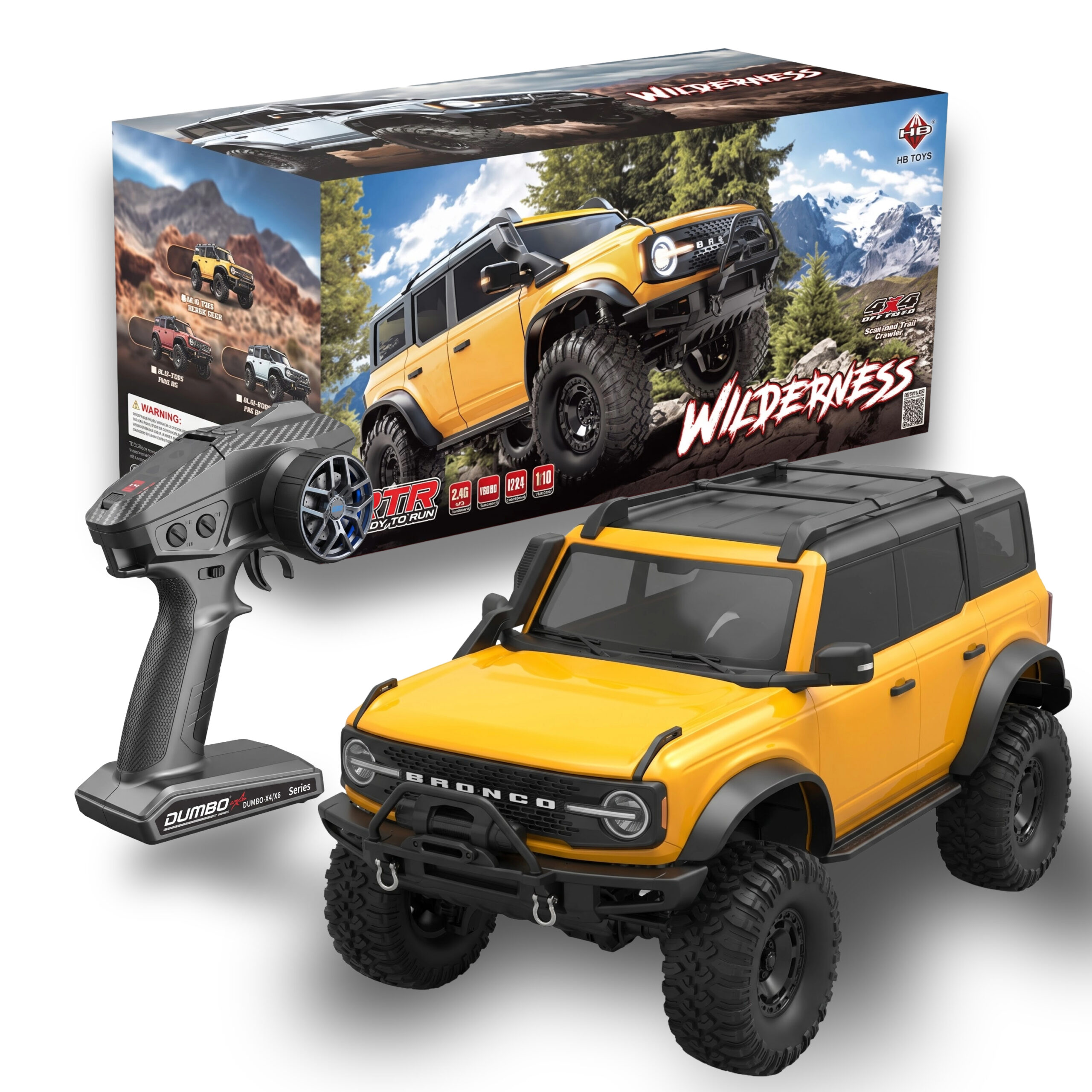 HB Toys R1001-2 Ford Bronco (Upgraded) | 1:10 Scale | Crawler