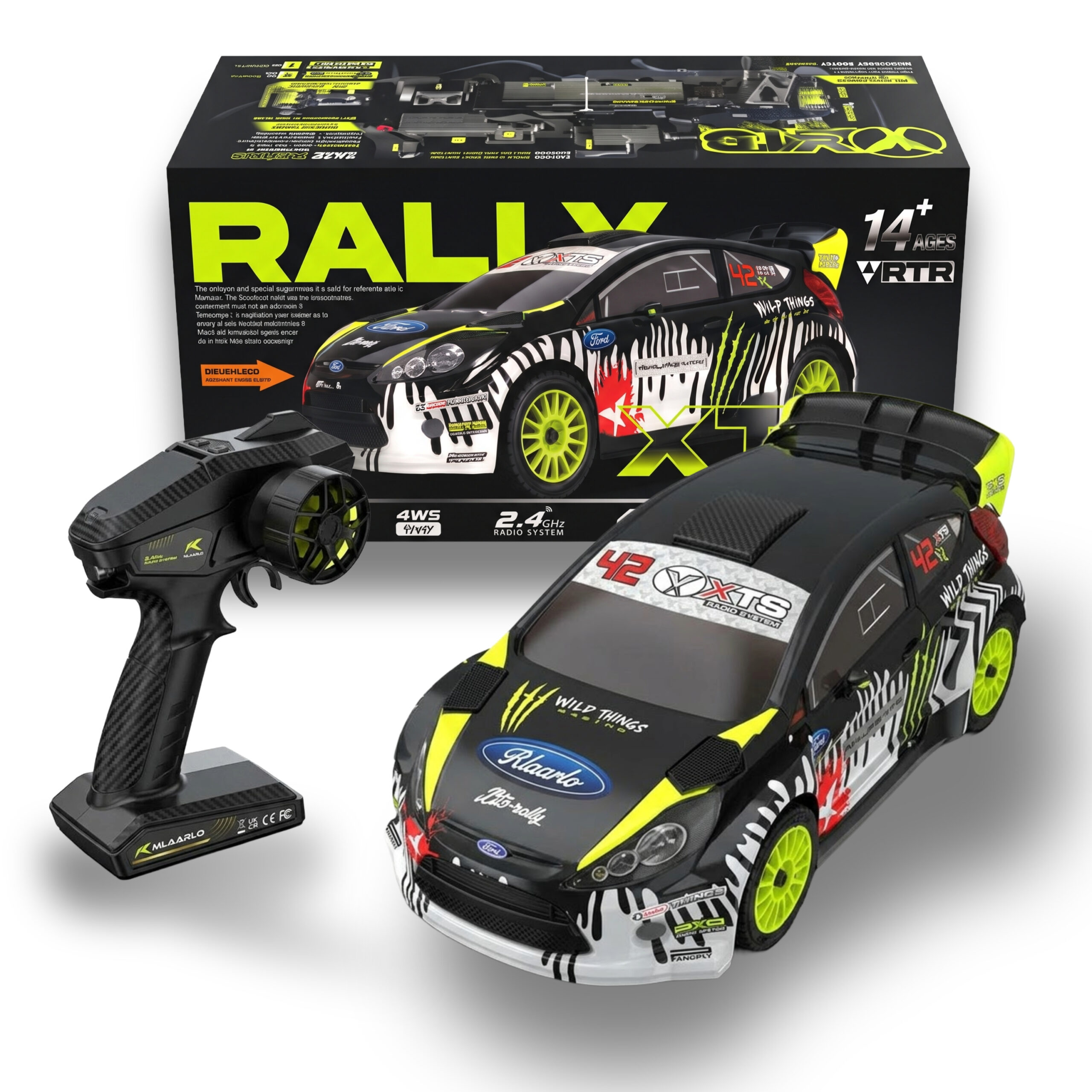 Rlaarlo XTS-F10 (Metal Brushless Version) | 1:10 Scale | Rally Car