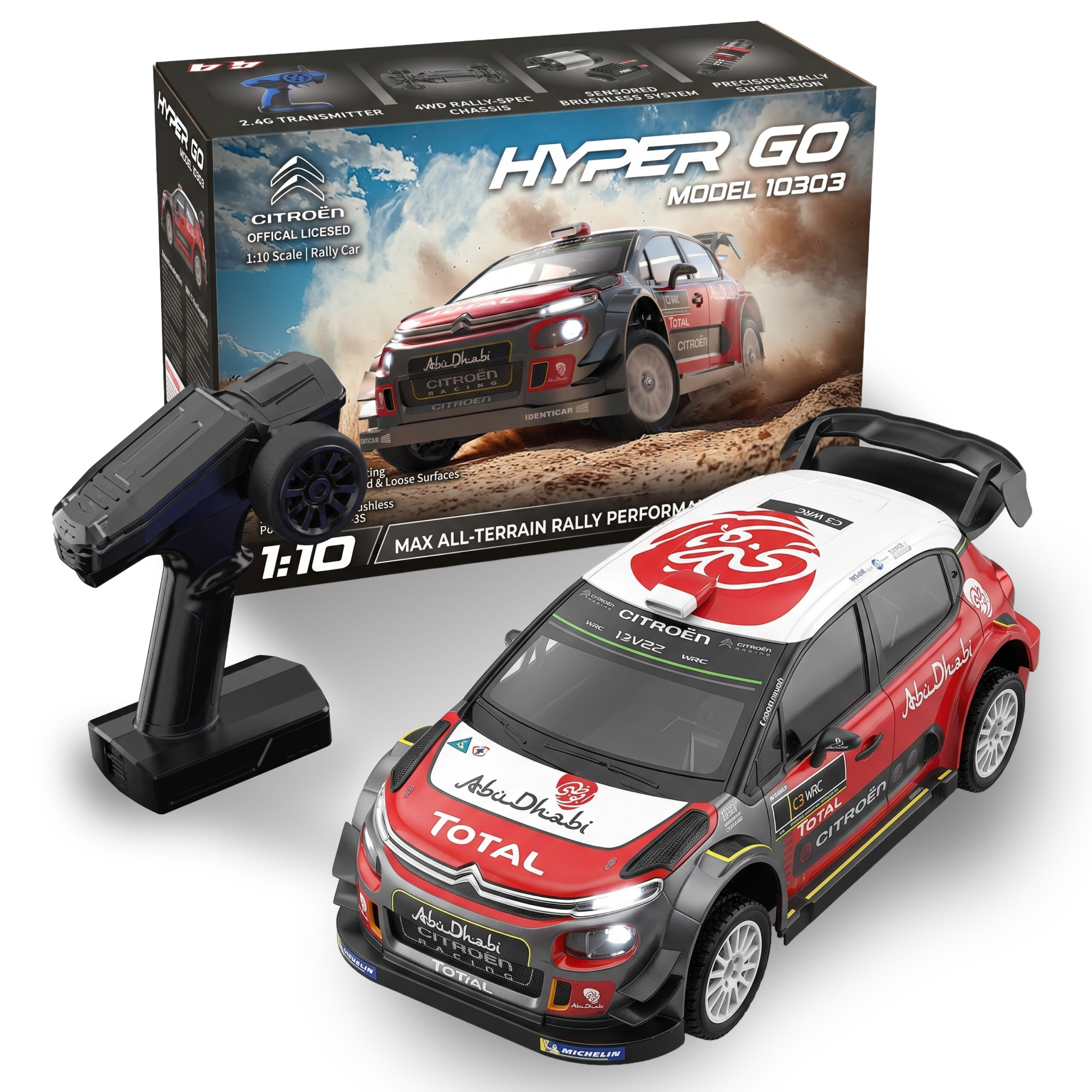 MJX Hyper Go 10303 Citroen C3 WRC | 1:10 Scale | Rally Car