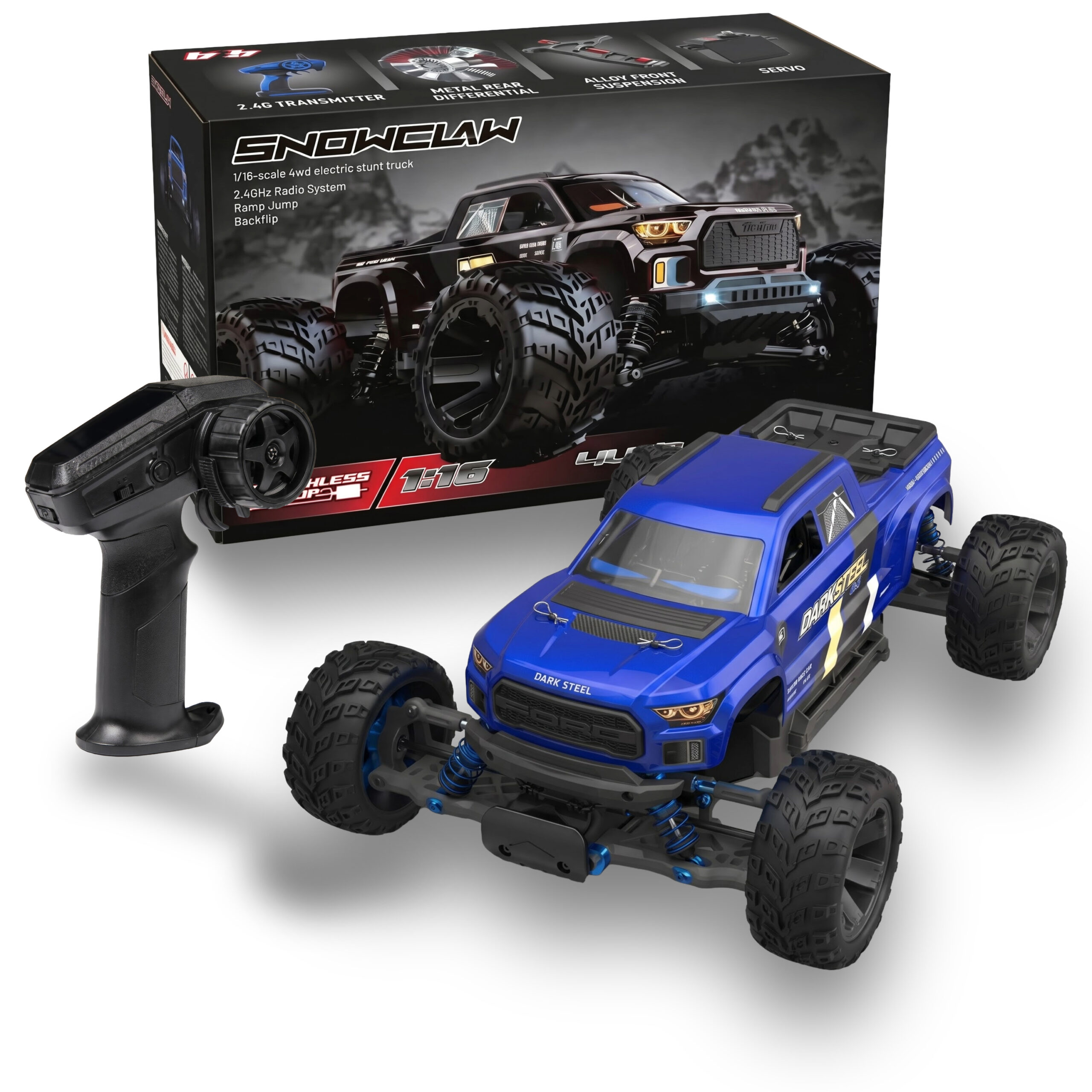UDI RC Snowclaw (Blue) UD1610PR | 1:16 Scale | Monster Truck