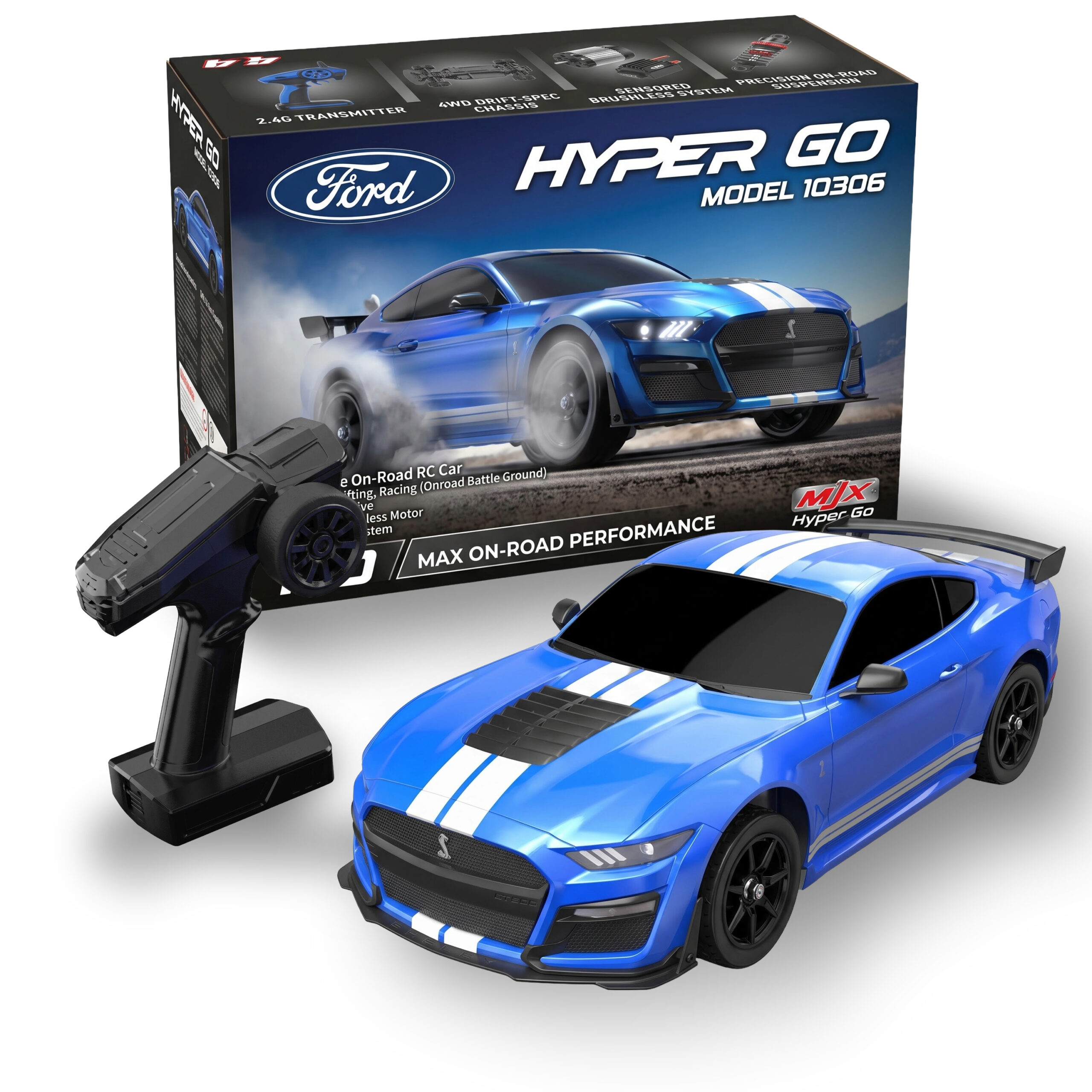 MJX Hyper Go 10306 Ford Mustang Shelby GT500 | 1:10 Scale | Grand Touring / Super Car