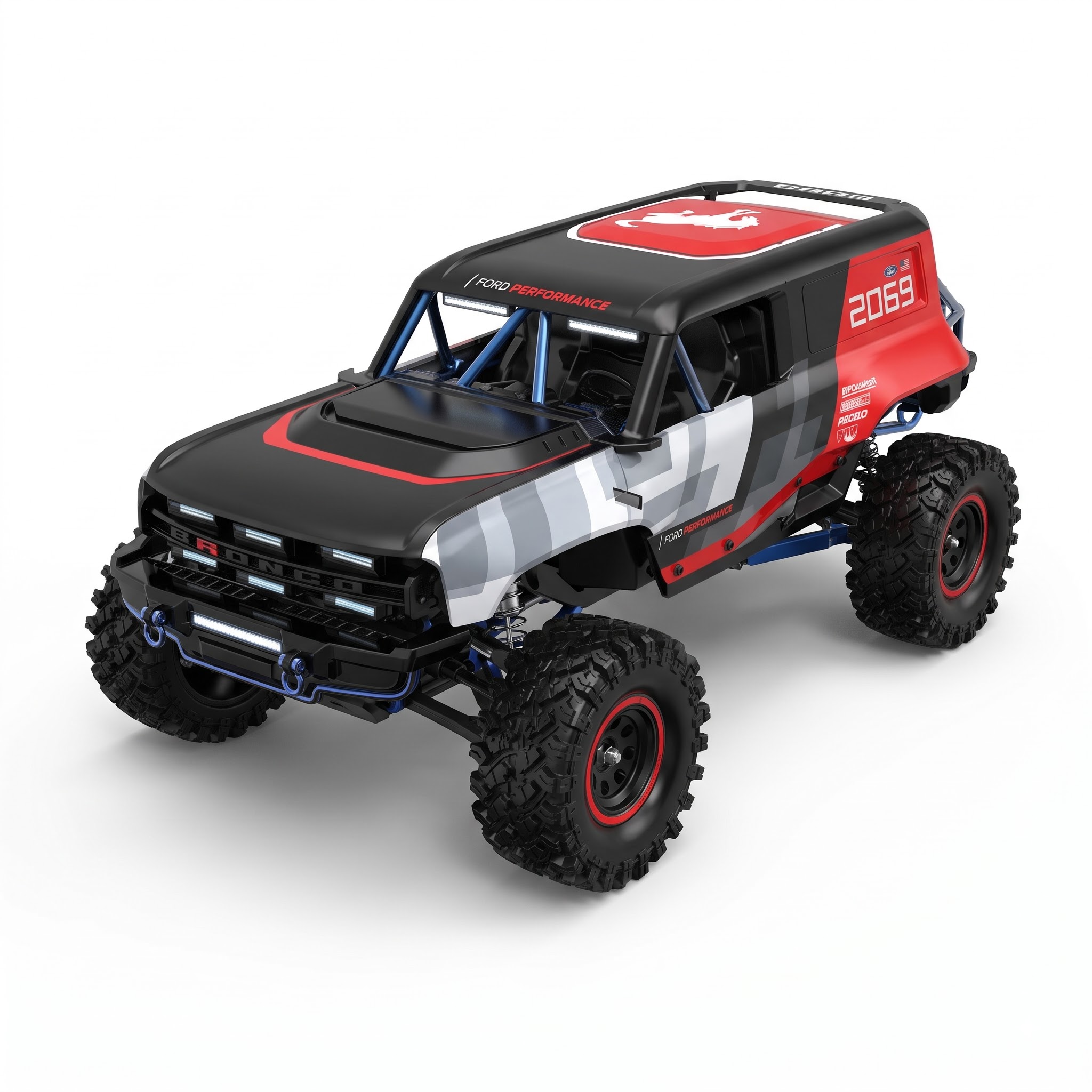 MJX Hyper Go H18P Ford Bronco R BAJA1000 | 1:18 Scale | Crawler alternate view