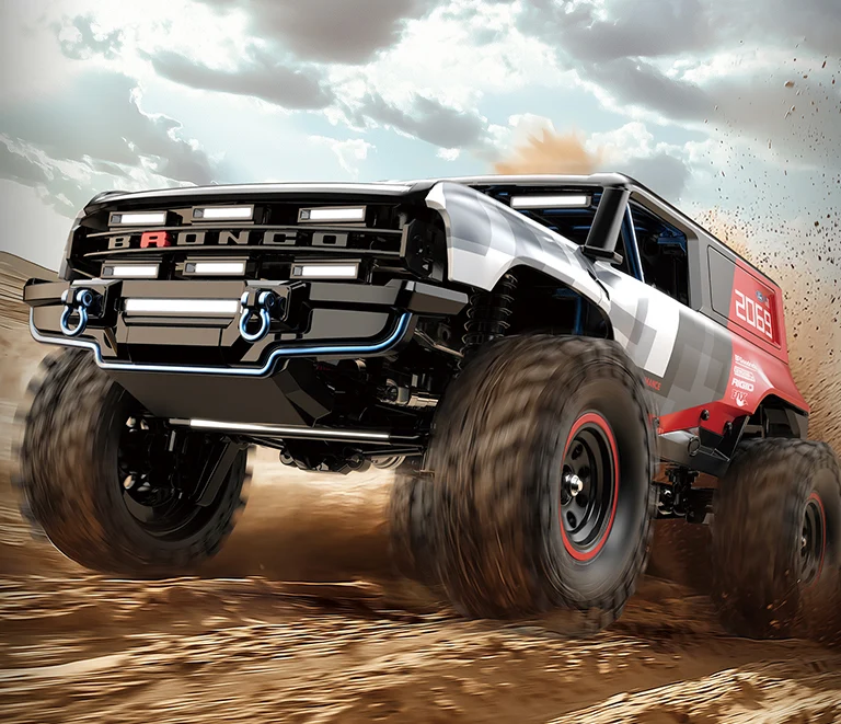 MJX Hyper Go H18P Ford Bronco R BAJA1000 | 1:18 Scale | Crawler image 12