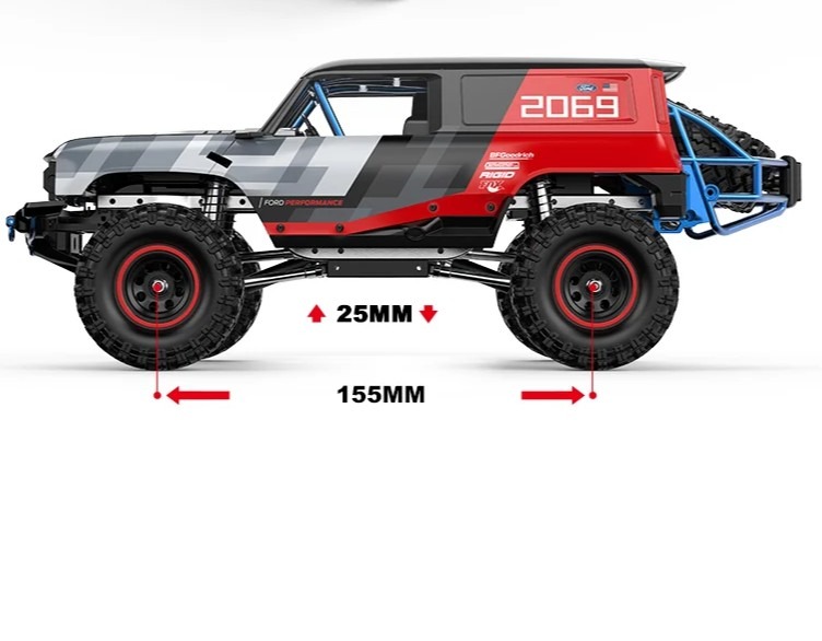 MJX Hyper Go H18P Ford Bronco R BAJA1000 | 1:18 Scale | Crawler image 3