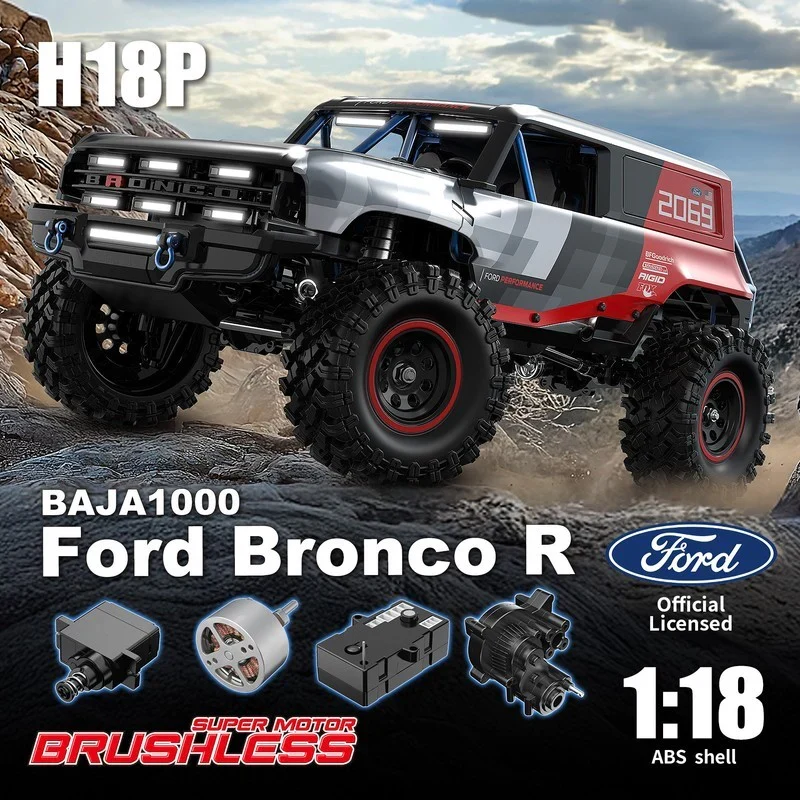 MJX Hyper Go H18P Ford Bronco R BAJA1000 | 1:18 Scale | Crawler image 13