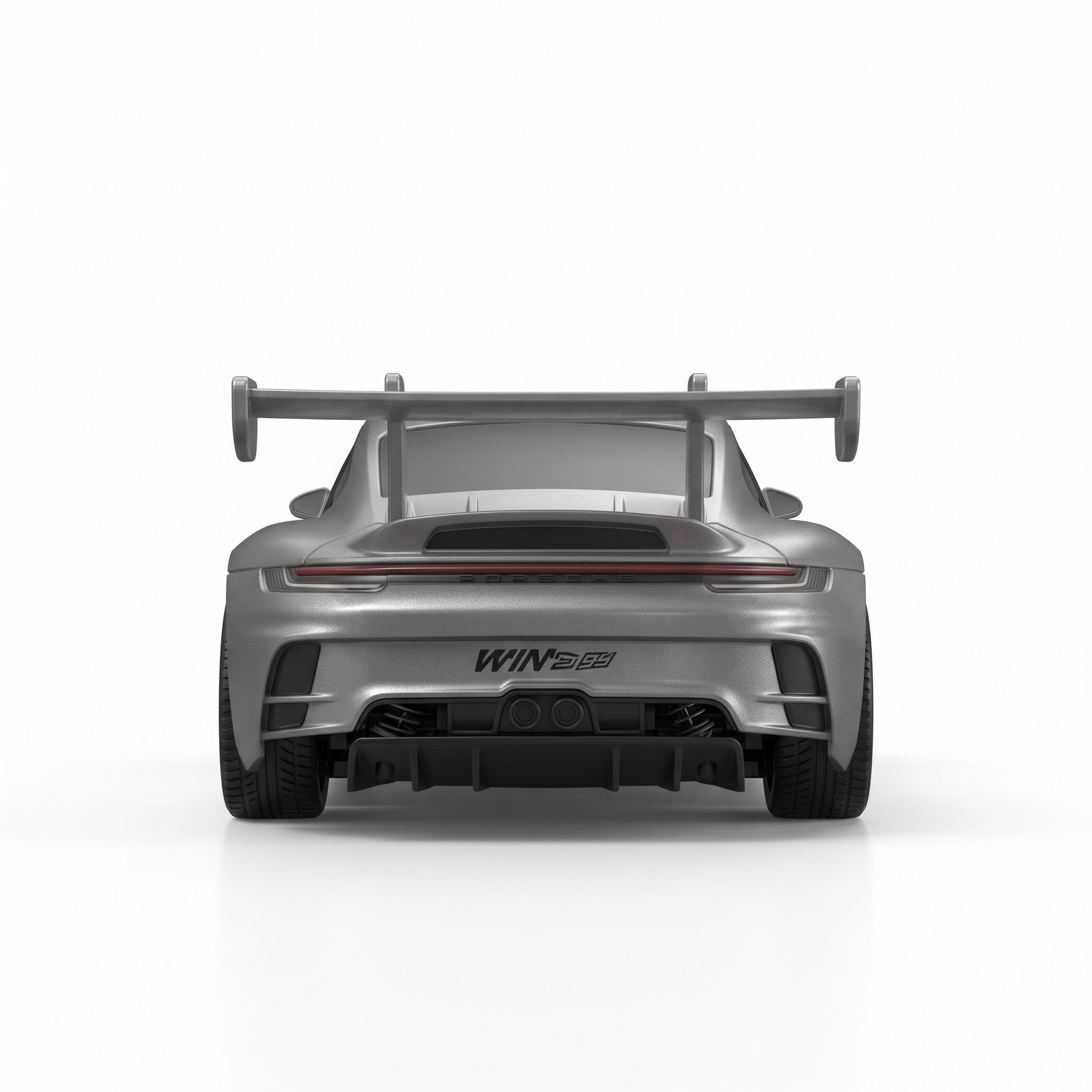 HB Toys RP4303 1:43 Porsche 911 GT3 R (Grey) | 1:43 Scale | Drift Car image 5