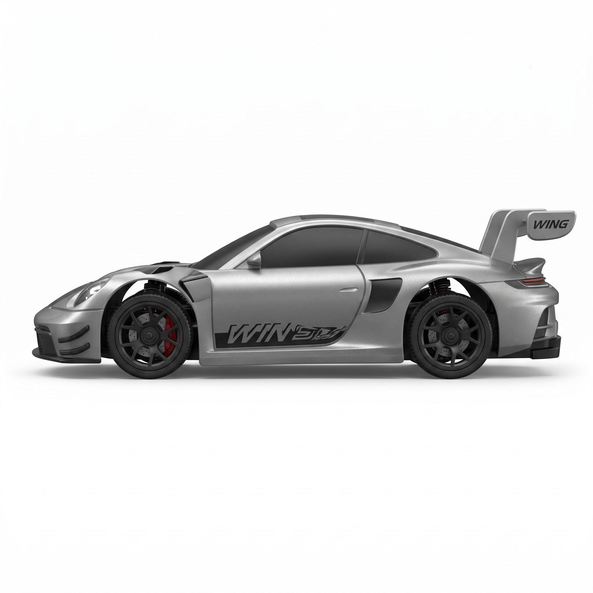 HB Toys RP4303 1:43 Porsche 911 GT3 R (Grey) | 1:43 Scale | Drift Car image 7