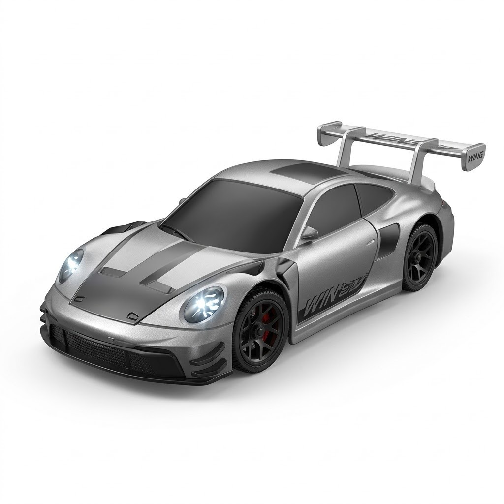HB Toys RP4303 1:43 Porsche 911 GT3 R (Grey) | 1:43 Scale | Drift Car image 10