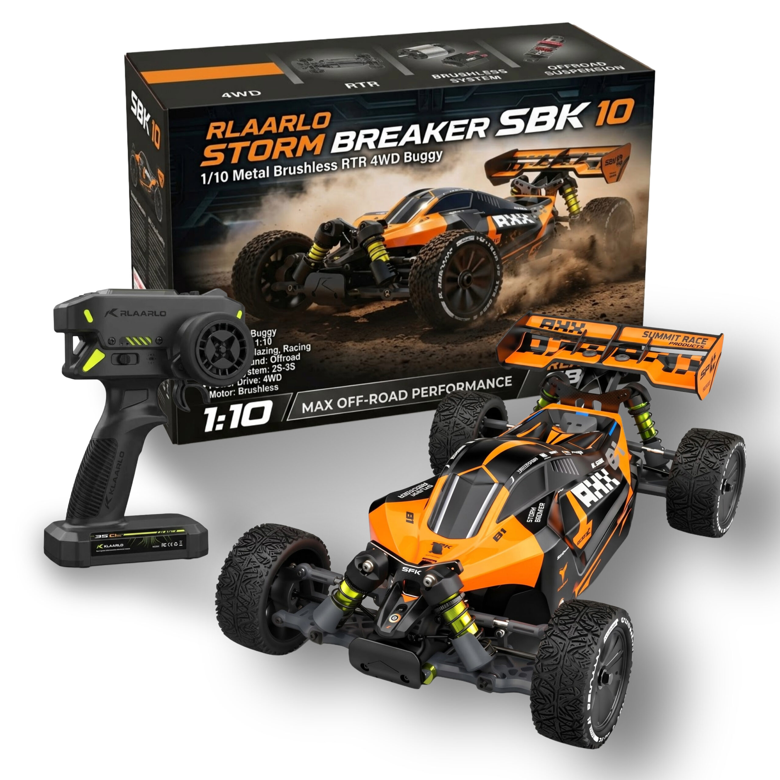 Rlaarlo Storm Breaker SBK10 Metal | 1:10 Scale | Buggy