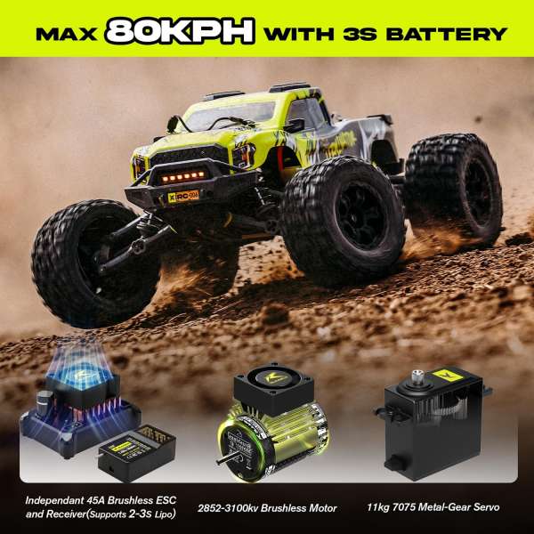 Rlaarlo Omni-Terminator RZ001G-A Metal | 1:10 Scale | Monster Truck image 13